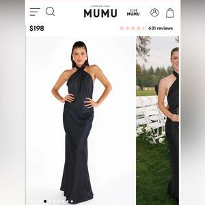 Show me your mumu jasmine halter maxi dress